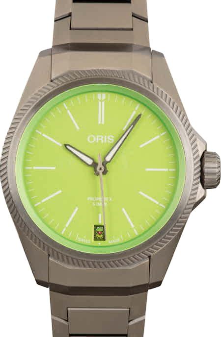 bob cartier|Oris Propilot X Green 01 .